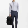 Slim-fit shirt in Italian performance-stretch jersey