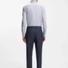 Slim-fit shirt in Italian performance-stretch jersey
