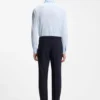 Slim-fit shirt in Italian performance-stretch jersey