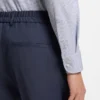 Slim-fit shirt in Italian performance-stretch jersey