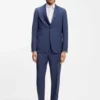 Slim-fit shirt in linen-blend twill