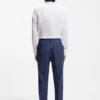 Slim-fit shirt in linen-blend twill