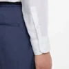 Slim-fit shirt in linen-blend twill