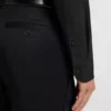 Slim-fit shirt in melange stretch cotton