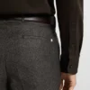 Slim-fit shirt in mercerised cotton