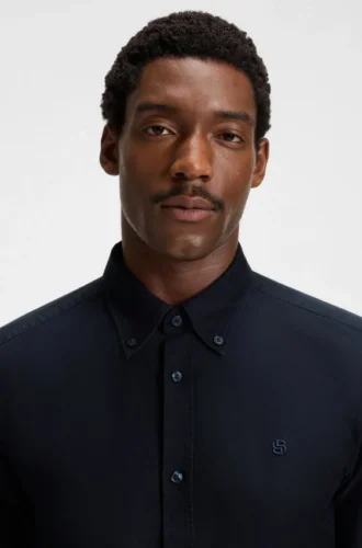 Slim-fit shirt in Oxford cotton