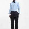 Slim-fit shirt in performance-stretch jersey