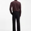Slim-fit shirt in performance-stretch jersey