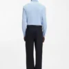 Slim-fit shirt in performance-stretch jersey