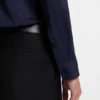 Slim-fit shirt in performance-stretch jersey