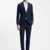 Slim-fit shirt in performance-stretch twill