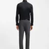 Slim-fit shirt in performance-stretch twill