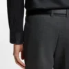 Slim-fit shirt in performance-stretch twill