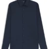 Slim-fit shirt in performance-stretch twill