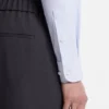 Slim-fit shirt in printed performance stretch fabric