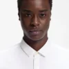 Slim-fit shirt in stretch cotton