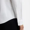 Slim-fit shirt in stretch-cotton canvas
