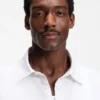 Slim-fit shirt in stretch linen