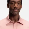 Slim-fit shirt in stretch linen