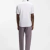 Slim-fit shirt in stretch linen