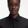 Slim-fit shirt in stretch twill