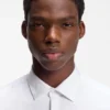 Slim-fit shirt in stretch twill