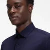 Slim-fit shirt in stretch twill