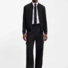 Slim-fit shirt in stretch twill