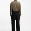 Slim-fit shirt in stretch twill