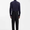 Slim-fit shirt in stretch twill
