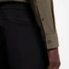 Slim-fit shirt in stretch twill