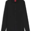 Slim-fit shirt in stretch twill