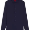 Slim-fit shirt in stretch twill