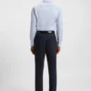 Slim-fit shirt in structured cotton