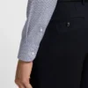 Slim-fit shirt in structured cotton