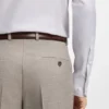 Slim-fit shirt in structured Italian-made cotton