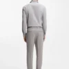 Slim-fit shirt in structured performance-stretch fabric
