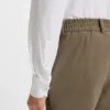 Slim-fit shirt in structured performance-stretch jersey