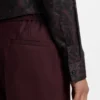 Slim-fit shirt with all-over print