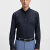 Slim-fit shirt with Double B monogram