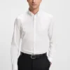 Slim-fit shirt with Double B monogram