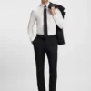 Slim-fit shirt with Double B monogram