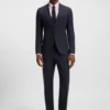 Slim-fit shirt with Double B monogram
