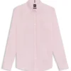 Slim-fit shirt with Double B monogram