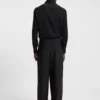 Slim-fit shirt with jacquard pattern