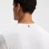 Slim-fit short-sleeved T-shirt in mercerised cotton
