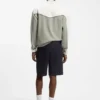 Slim-fit shorts in mercerized stretch cotton Slim-fit shorts in mercerized stretch cotton