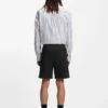 Slim-fit shorts in stretch-cotton twill