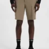 Slim-fit shorts in water-repellent stretch fabric