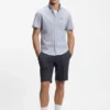 Slim-fit shorts in water-repellent stretch fabric